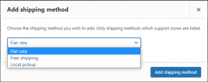 Add Shipping Method